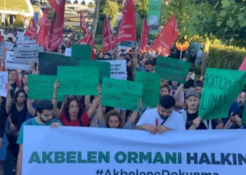 TİP’ten ‘Akbelen’ eylemi: ‘Akbelen ormanı nefesimiz, suyumuz, yuvamızdır’