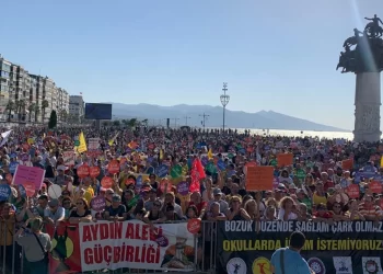 İzmir’de gerici ÇEDES protokolüne karşı miting: ‘Laiklikten vazgeçmiyoruz’