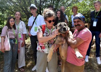 Yabancılar Kangal görmek için Sivas’a akın etti